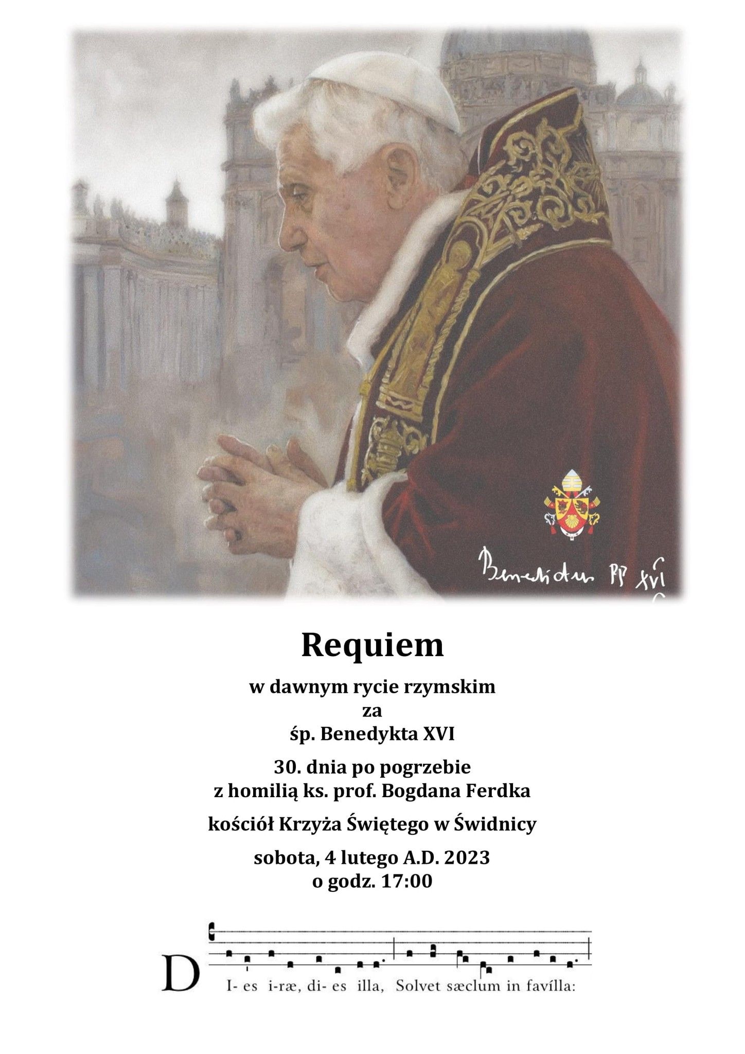 4 lutego A.d. 2023 - Missa requiem